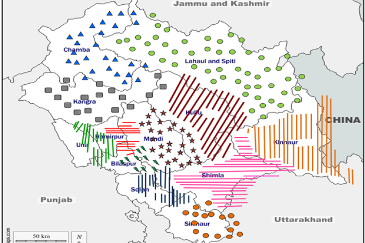 Districts of Himachal Pradesh.